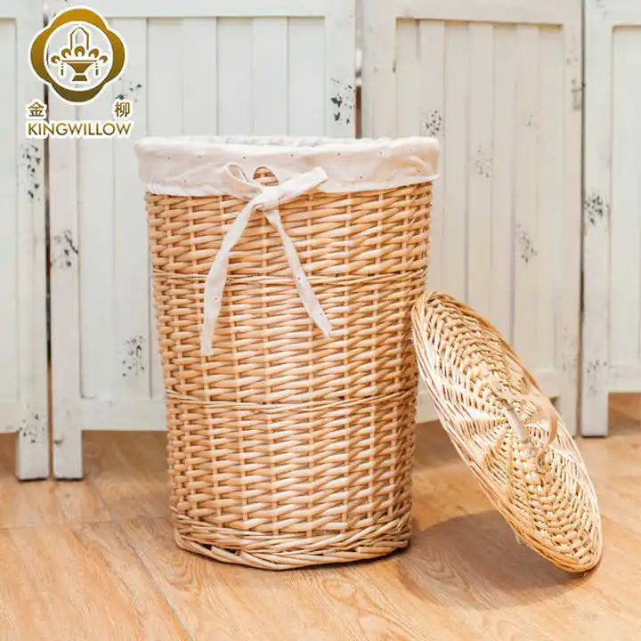 High Quality Handcraft Wicker Baskets Storage Wicker Laundry Basket