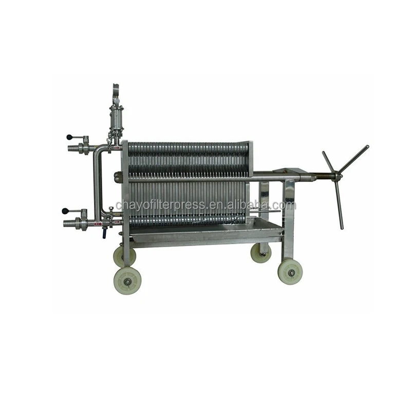 Hot Sale Stainless Steel Plate and Frame Filter Press for Kieselguhr Filter Beer