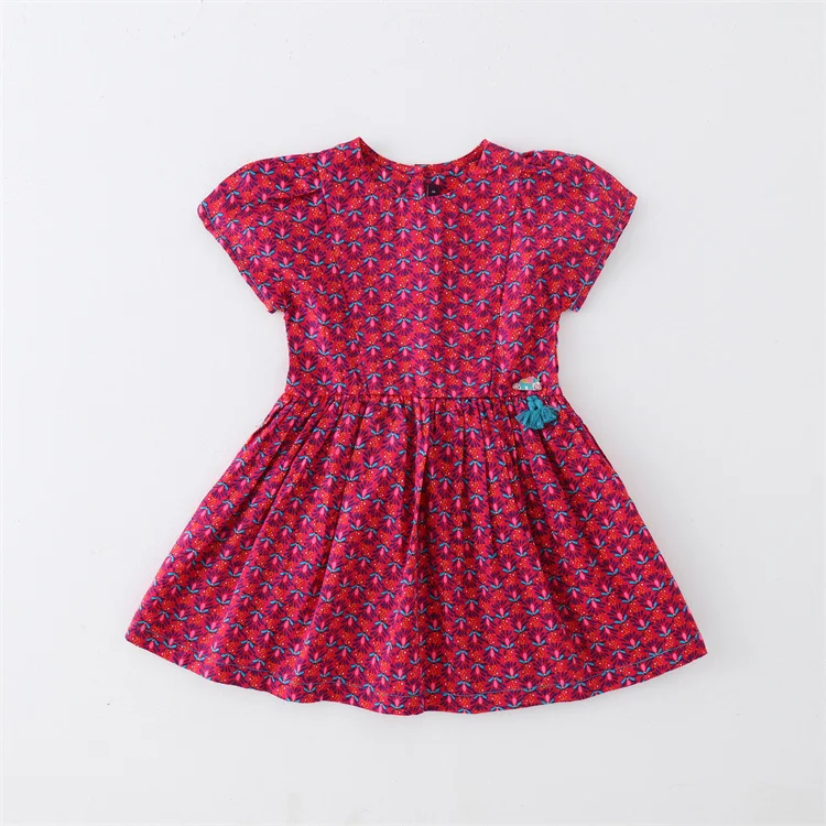 manufacturer 2022 kids cotton dresses girls kids muslin cotton dress kids dresses for girls wholesale