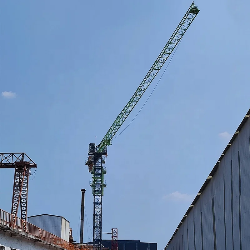 Factory Direct Sale Top Quality Max Load 8t  Topless Tower Crane Rough Terrain Crane