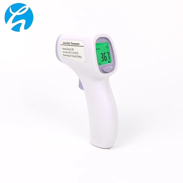 Customized Professional Design High Precision Three Color Backlight Non-Contact Electronic Digital Medical Infrared Thermometer