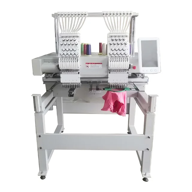 2024 Multifunctional Industrial Customize Colors And Logo Computerized Three Heads Embroidery Machine For Flat/Cap/Garments
