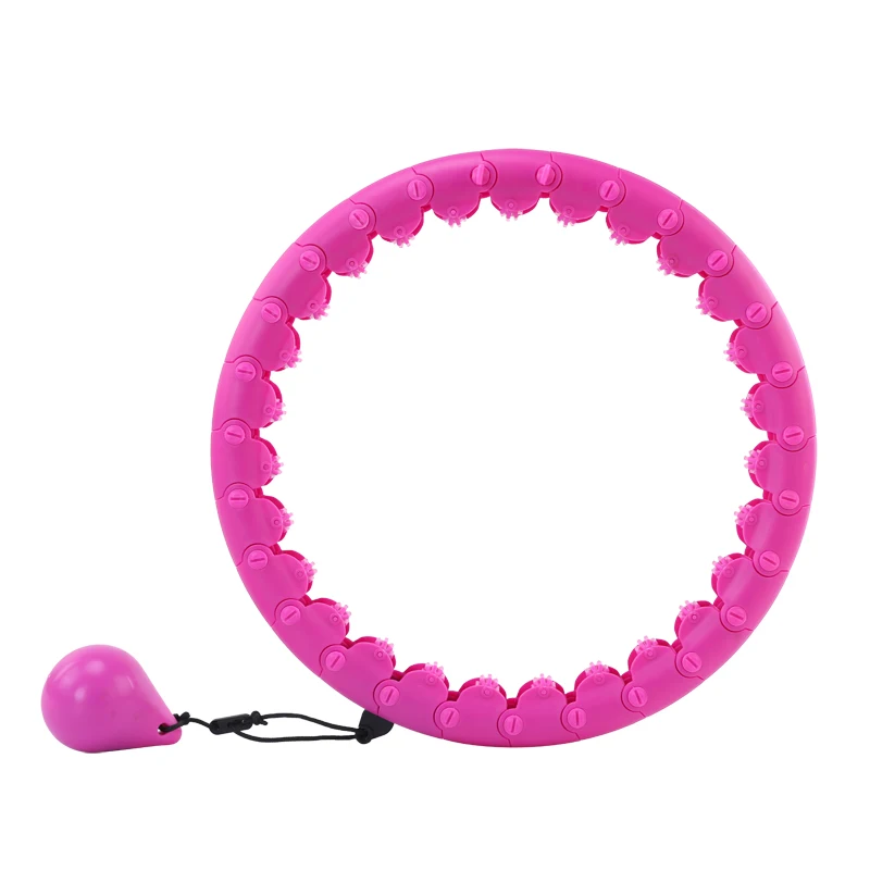 
Hot Sale Detachable Non Drop Thin Waist Training Hula Hoops 