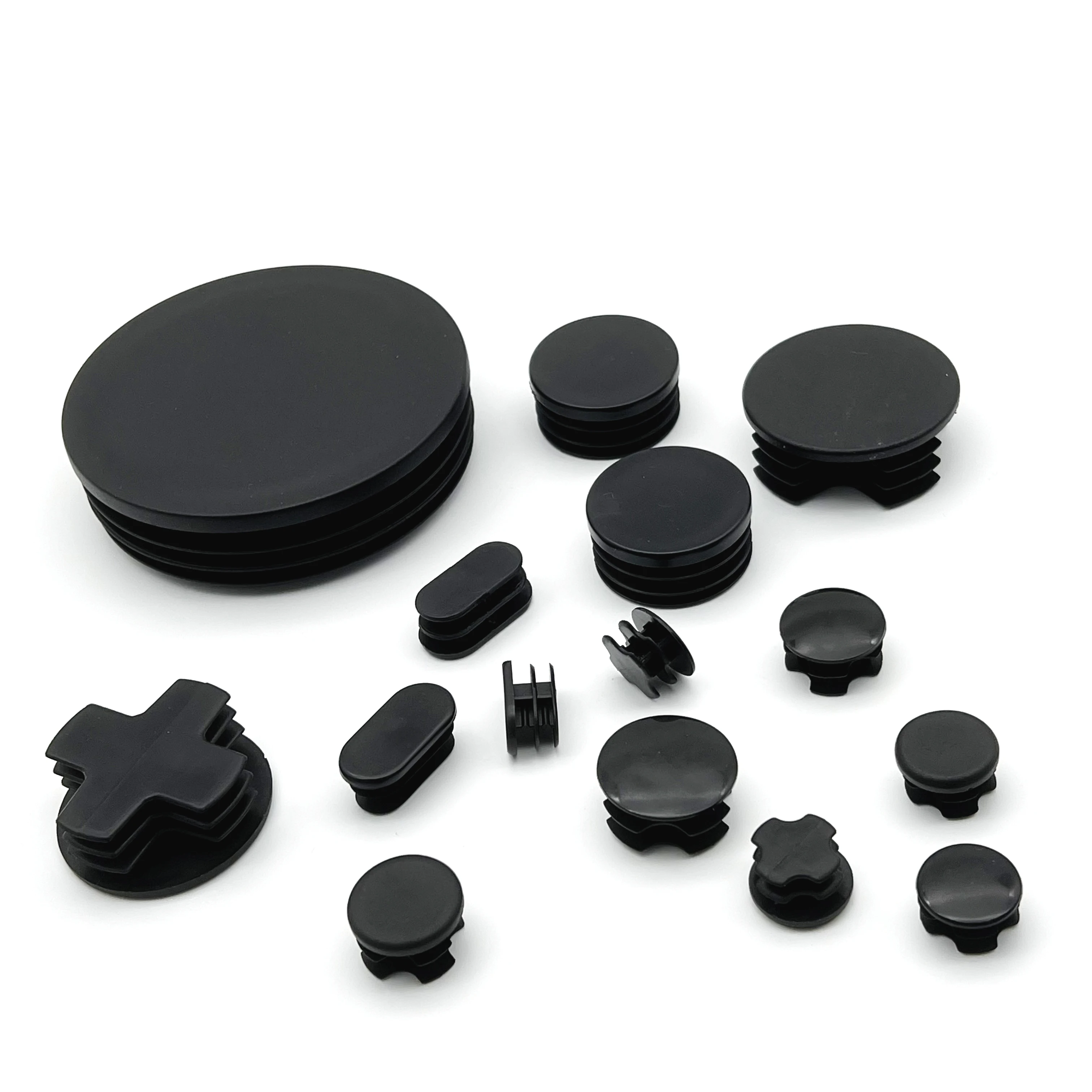 Plastic PE ABS PP Round Easy Disassemble Furniture Pipe Plug Plastic Pipe End Cap