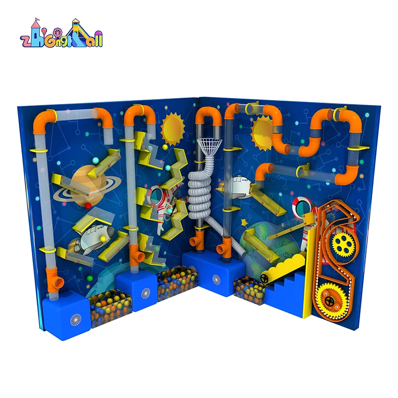 High quality indoor kid playground  interactive game wall equipment of commercial indoor for sale