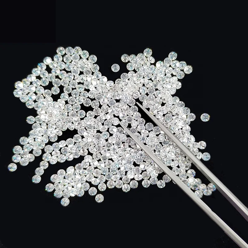 Moissant Factory Wholesalers Manufacturer Wholesale Price Small Loose Moissanite Mele Mossanite Gem Cut Best Melee Moissanite