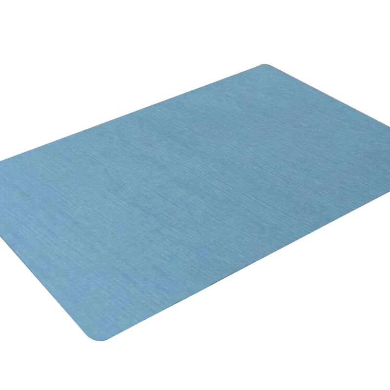 40*60cm Custom Flock Nature Rubber Anti Fatigue Door Mat Anti Slip Odorless Floor Mat