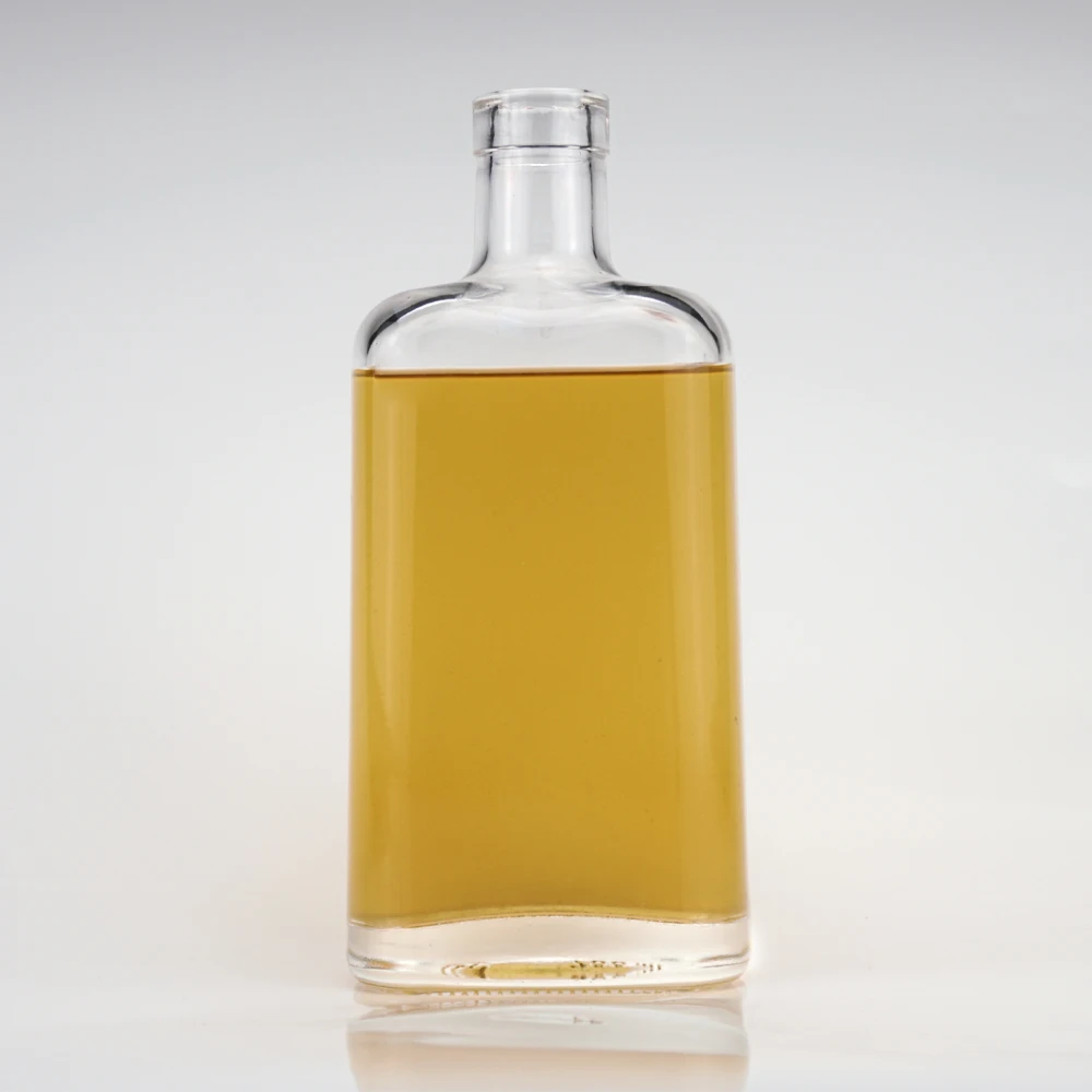 500ml 700ml 750ml best sale glass liquor wine Vodka tequila gin bottle glassLiquor Glass Bottle with  cork lid