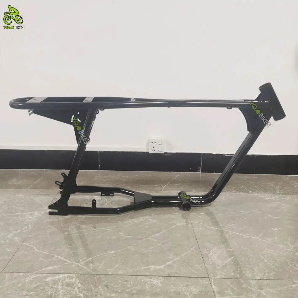 YQEBIKES New Custom Made 20 inch Fat Road Bike Frame Super Power e Bike 73 S2 Kit Mountain Bike Frame with Suspension Mudguard