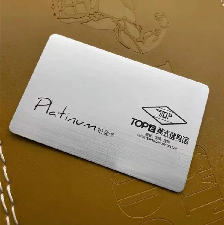 Manufacturers processing custom stainless steel business cards/personalized exclusive metal business cards