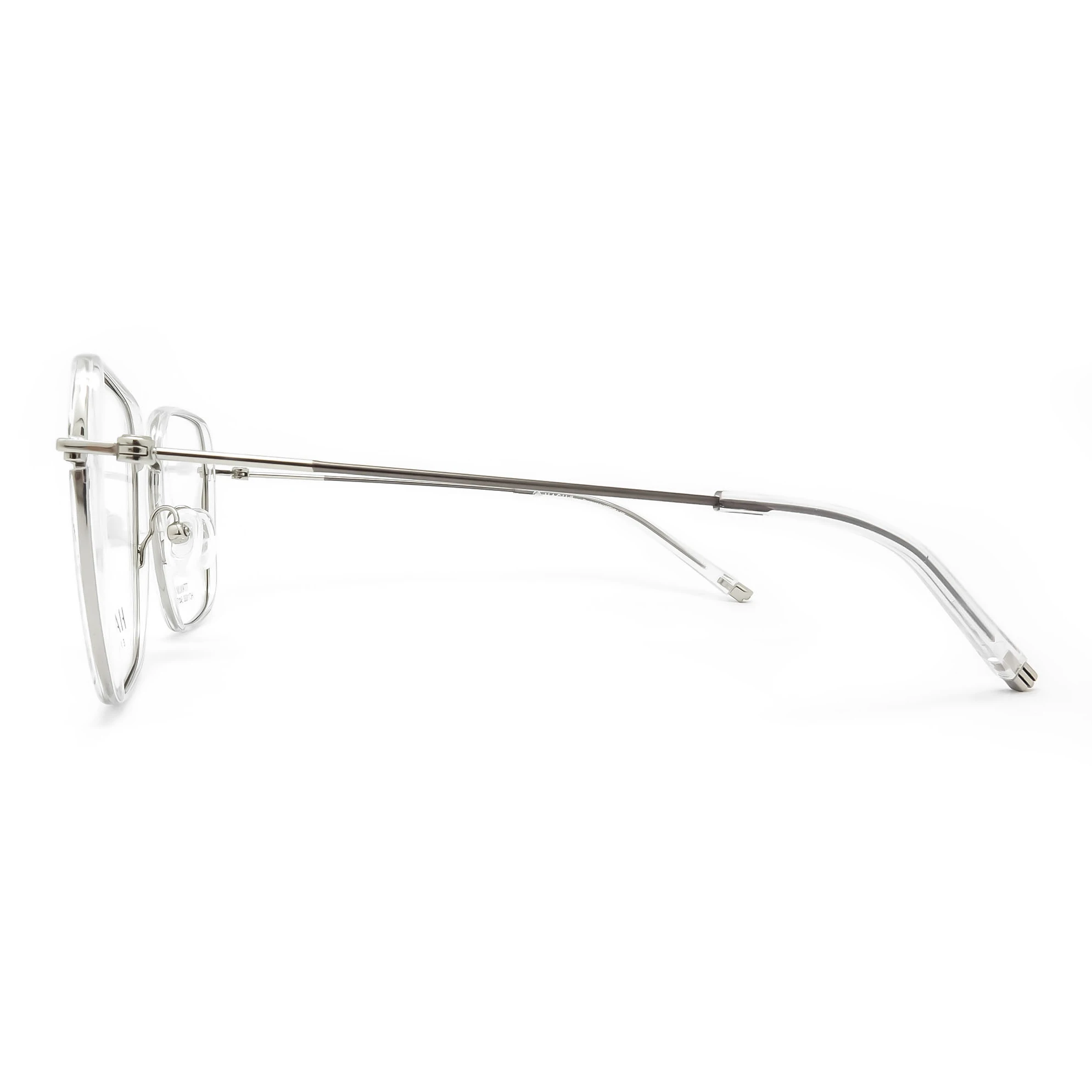 New Injection Front and Titanium Temple Glasses Frame Unisex Comfortable Ultra Light Eyeglass Frame
