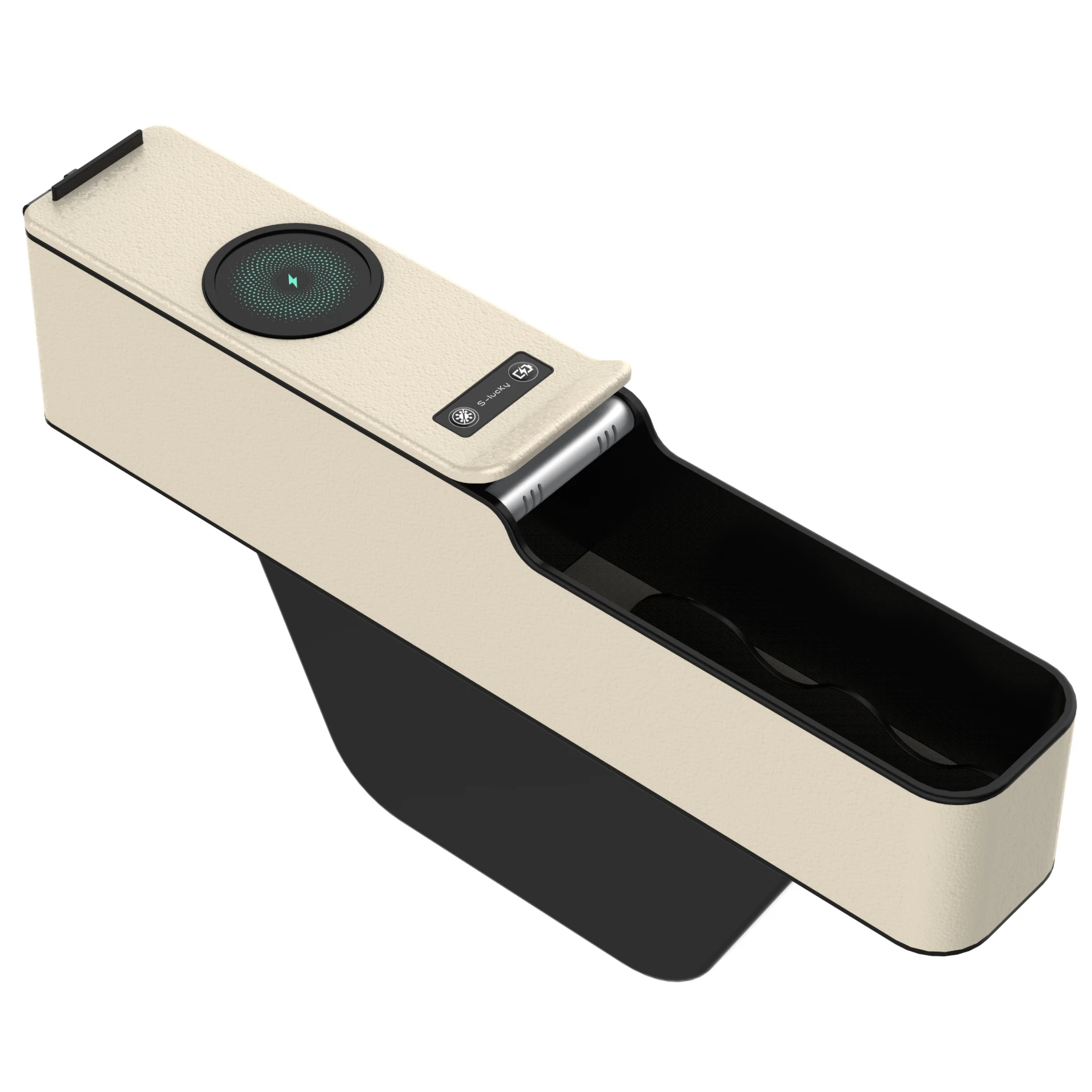 
Vehicle Gap Organizer Car Seat Slot Storage Box Multifunctional Vehicle Disinfection Storage Wireless Charging Sterilizer Box 