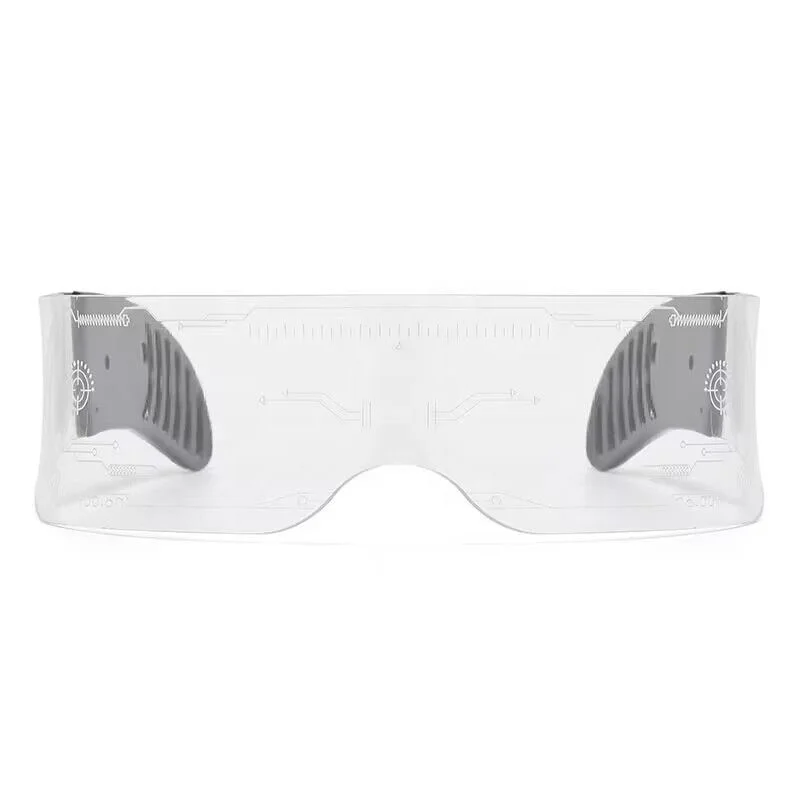 2023 New Style Unisex LED Disco Glow Glasses Popular Famous Frameless Party Sunglasses