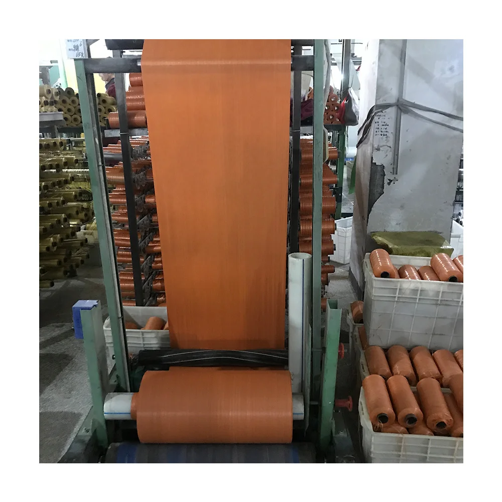 Полипропиленовый тканый мешок pp, поставщик тканевых сумок, рулон ткани желтого цвета