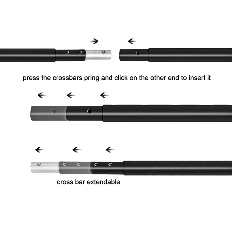 8.5x10ft Photo Backdrop Support Stand Adjustable crossbar Background Stand with Carry Bag for photography video Studio shooting