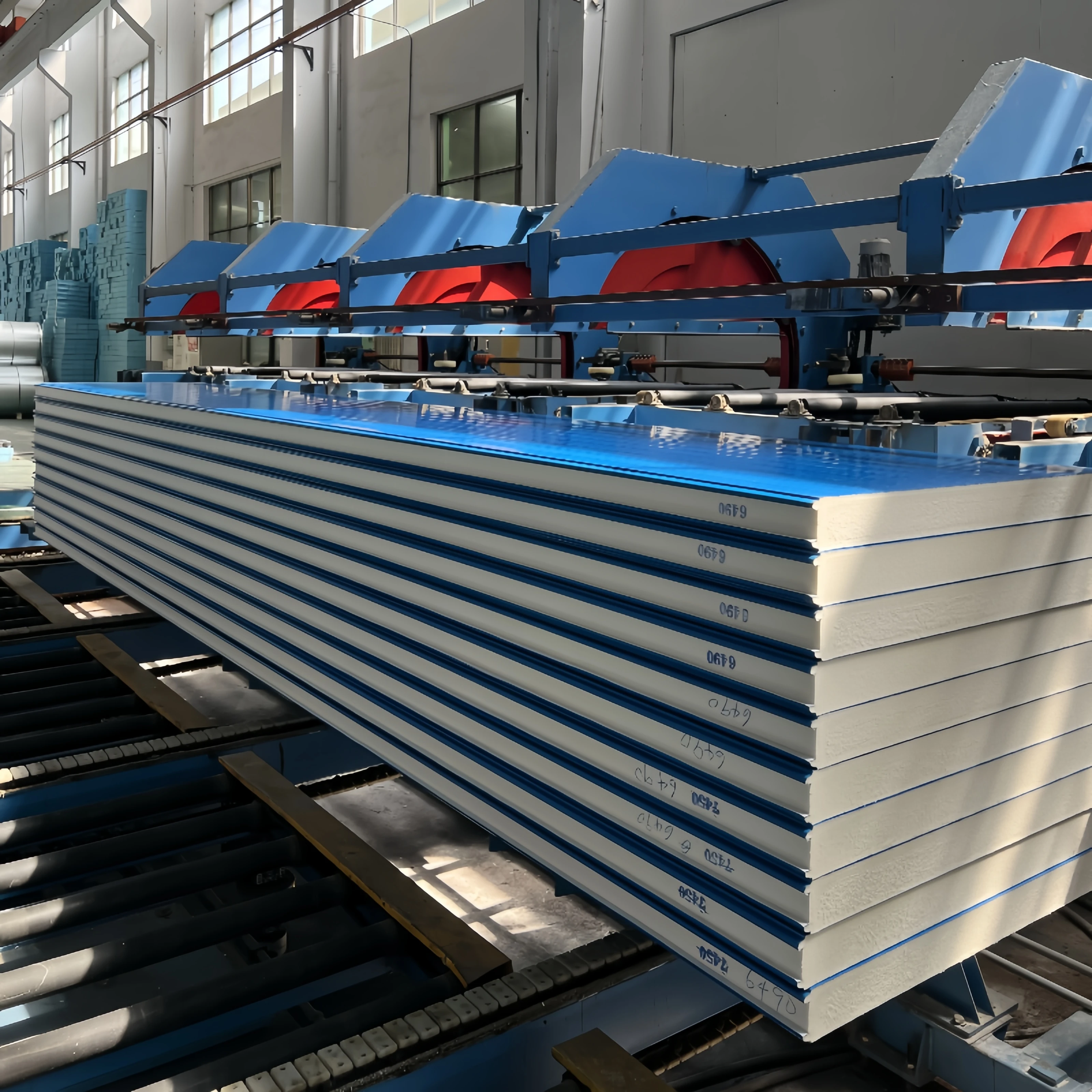 Handmade Pharmacy Hospital Cleaning Refrigerator Panel Automatic Lines for Walls Ceilings Type Insulation Board Sandwich Panels