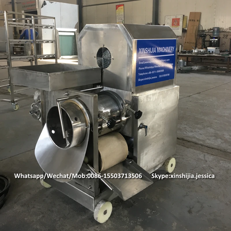 Factory wholesale automatic crab shrimp fish meat and bone separate debone machine price