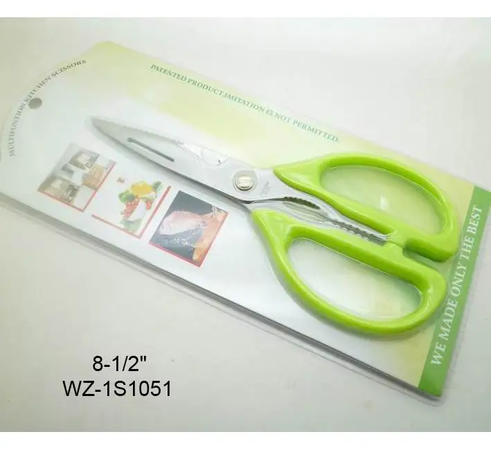 professional multi purpose type fish cutting kitchen scissors