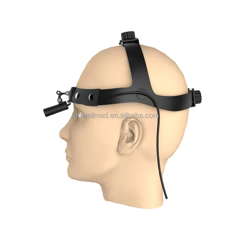 LED 3W ENT Wireless Surgical Headlamp Loupes Rechargeable Medical Headlight Head Lamp Black Color Dental Lamp