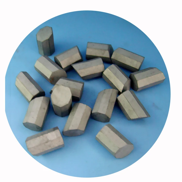 Drill bit for water well buttons inserts tips Cemented Carbide Octagonal button T107 T3007A Tungsten Teeth