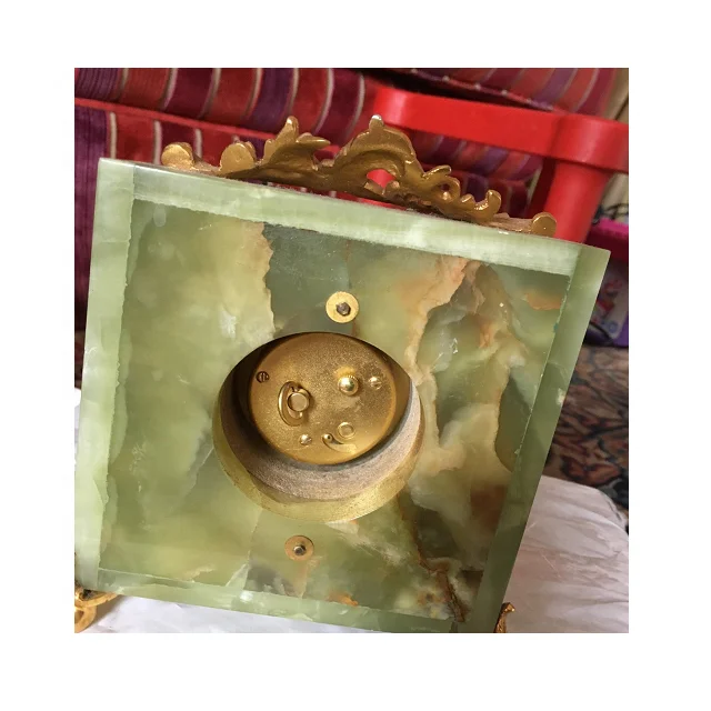 Hot Selling Bright Green Marble Clock In Cheap Price Available In Pakistan