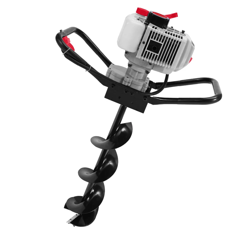 Professional CE cheap 72 cc deep hole drilling machine earth auger