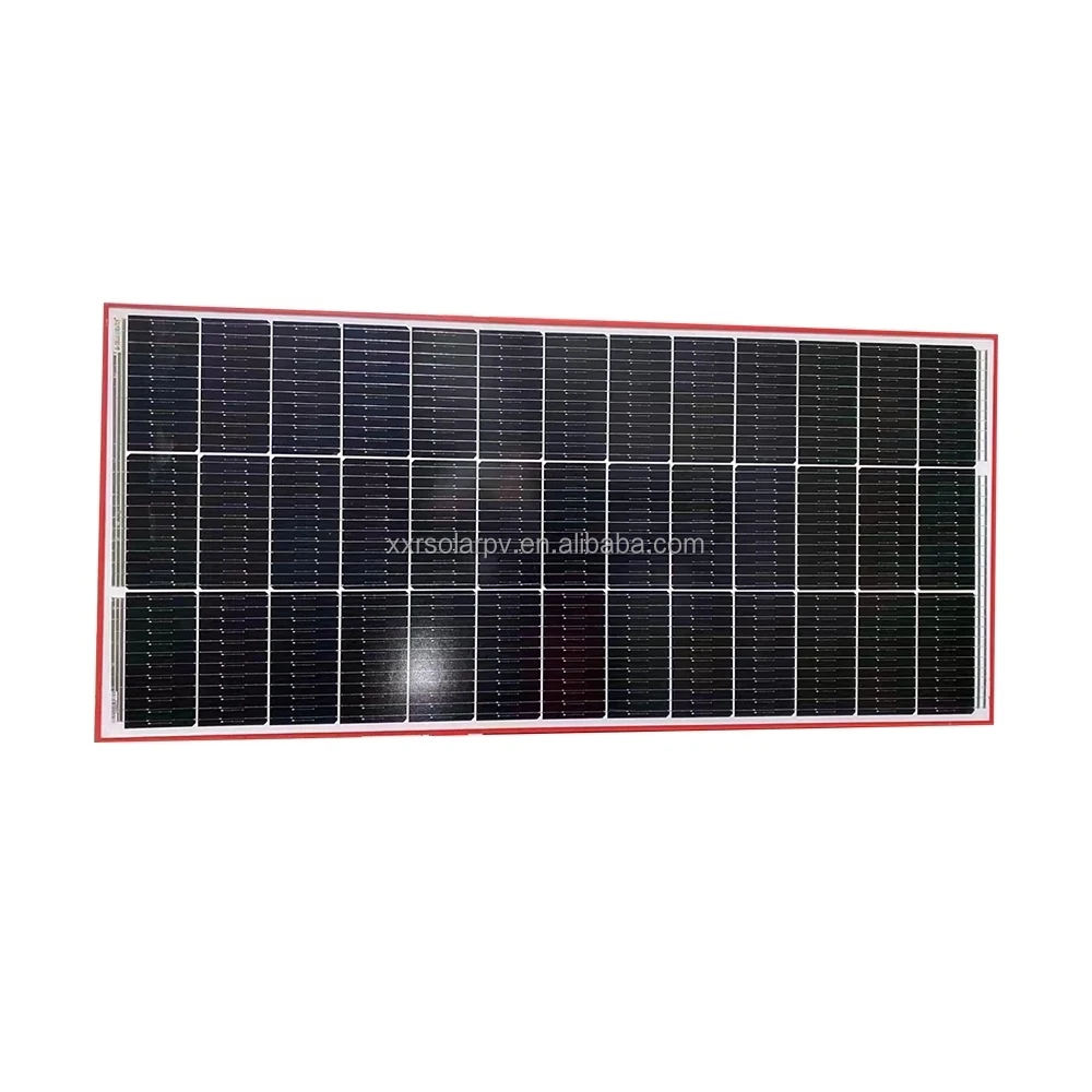 OEM Tempered Glass Solar Panel 180W 20v Photovoltaic Cell Half cut Solar Roof Tiles customized frame