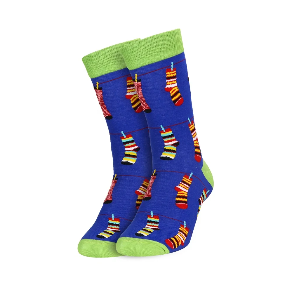 VCANFASHION, недорогие хлопковые носки с логотипом на заказ, хорошего качества, красочные, забавные, необычные, изготовленные на заказ Модные счастливые носки для мужчин