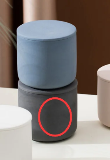 Wholesale Eco Elegant Decorative Candle Jar Container Matt Clay Unique Ceramic Candle Jar with Lids