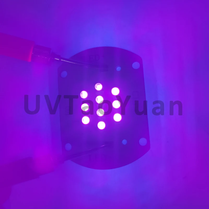 УФ-светодиодная лампа для отверждения УФ-клея 25 Вт uva 385nm 395nm
