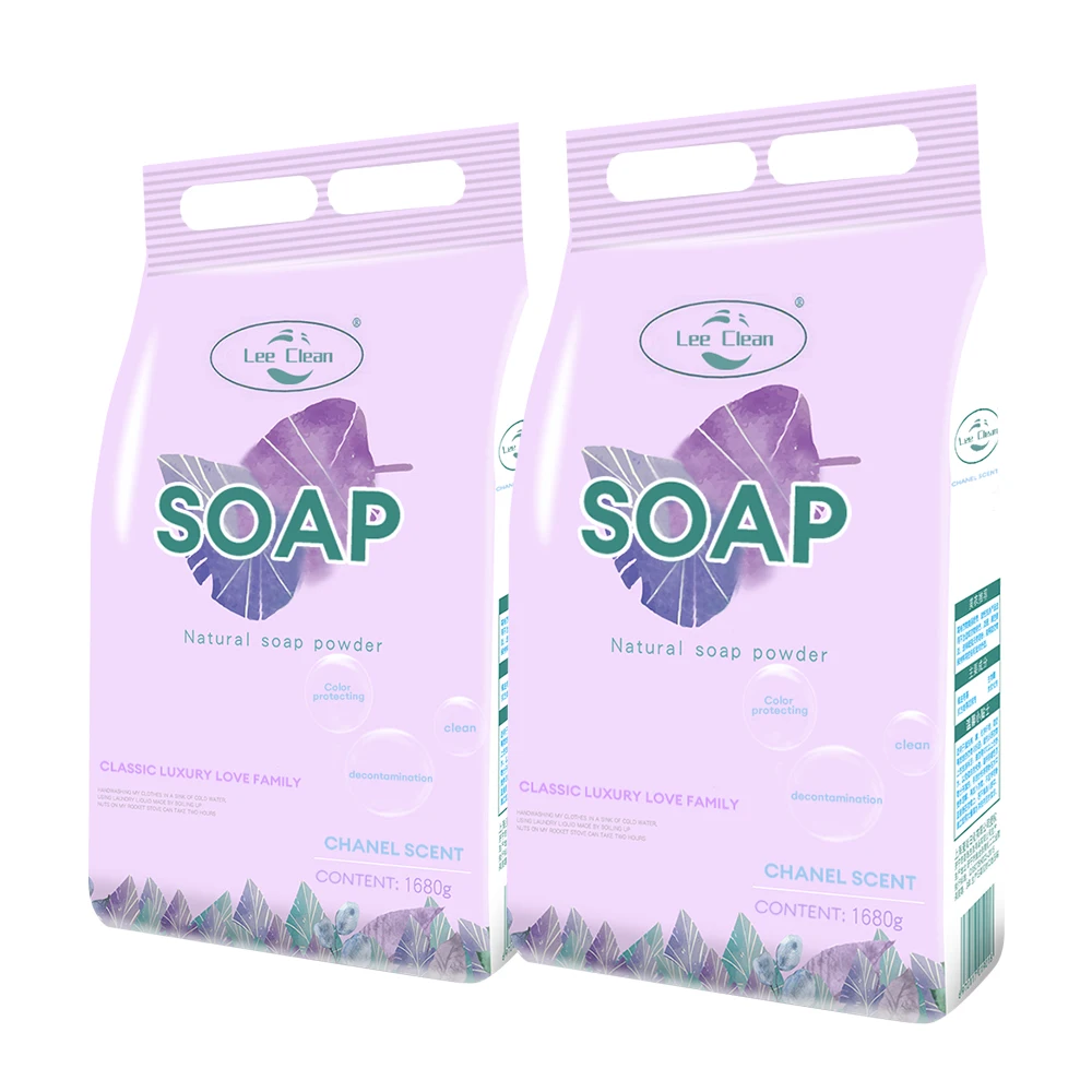 LC wholesale Best-selling Bulk Laundry Soap Hand Washing Powder Soap High Foam Scouring Powder Manufacture Detergent Powder