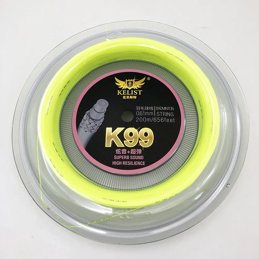 Factory  arrival Quality thin better sound  nylon badminton  string  reel  for 0.61mm