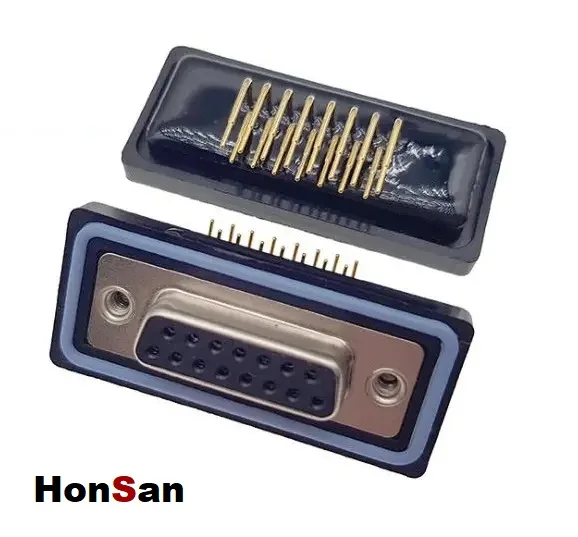Smart Professional Manufacturer Of Waterproof D-sub 9p Female 90degree Dip Connector Ip67