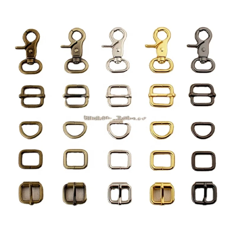 Tanai Wholesale Small Pin Buckle Metal Buckle High Quality Pet Collar Metal Hardware Bag Strap Adjustment Side Release Buckle An