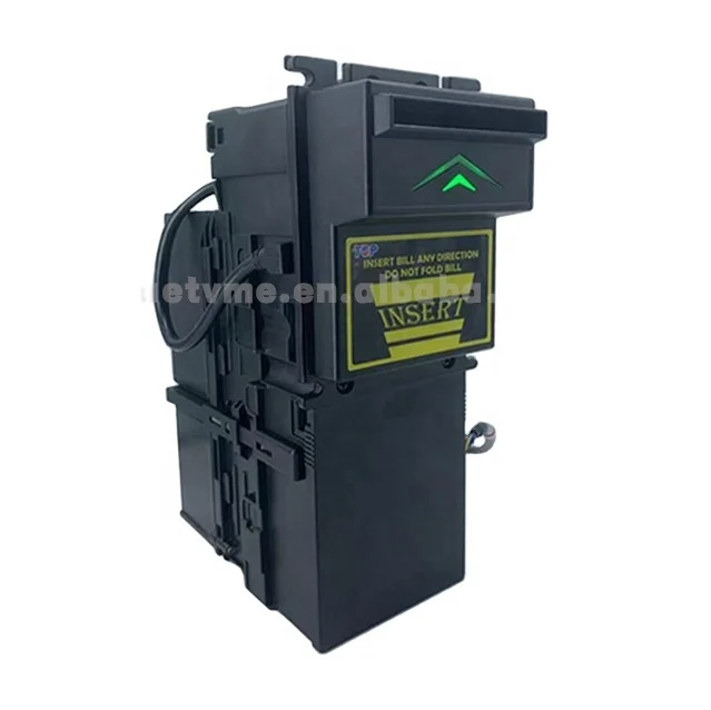 ICT Cash Bill acceptor for vending machine TOP banknote acceptors with stacker for coin operated