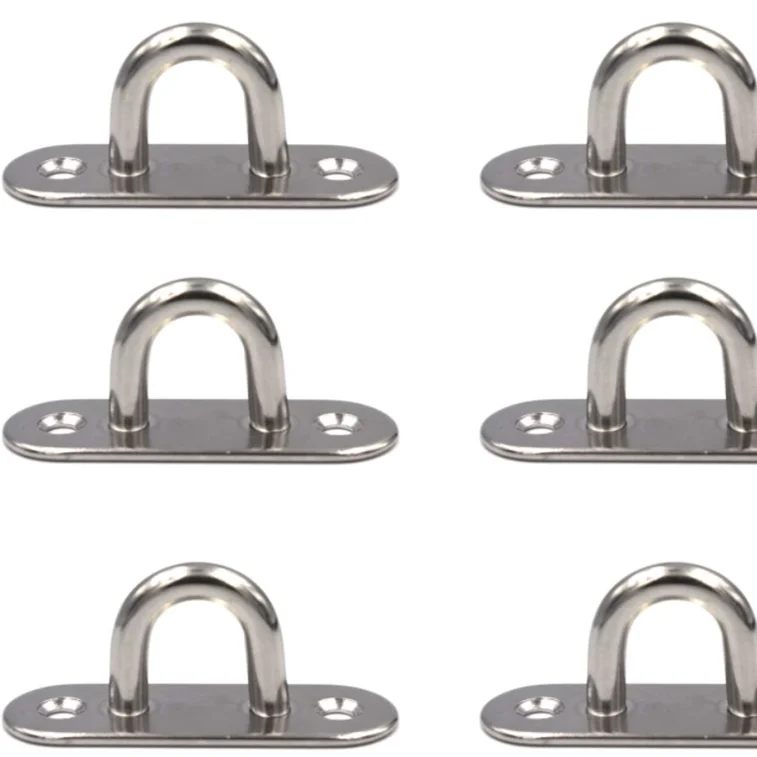 Hot sale Marine Boat Yacht Stainless Steel Rigging Deck Mooring Oblong Pad Eye Plate