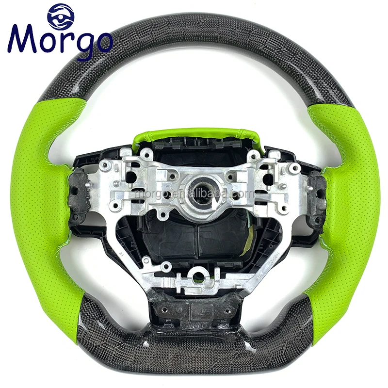 Carbon Fiber Steering Wheel Fit for Lexus IS250 IS300 IS 250 300 NX CT200h 2014 TO 2021 Green Car Steering Wheel Customizable Co