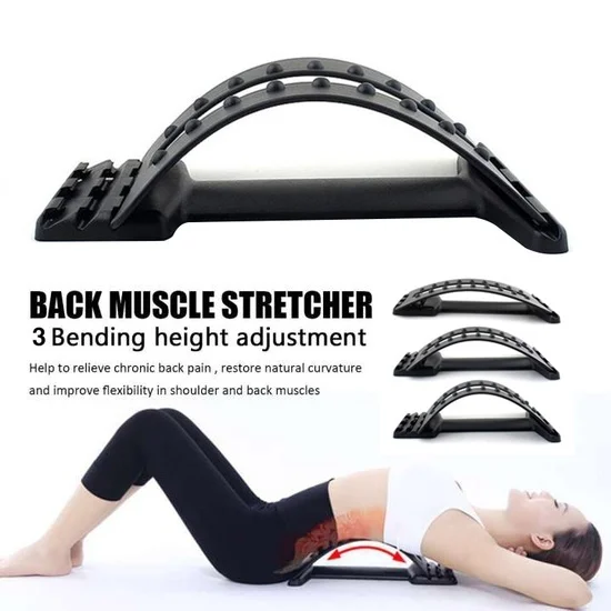 New Back Massage Stretching Magic Back Support Stretcher Plus Waist Relax Mate Device Fitness Equipment
