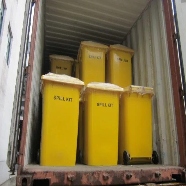 120L Universal General Absorbent Spill Kits With Waste Bin For Industry