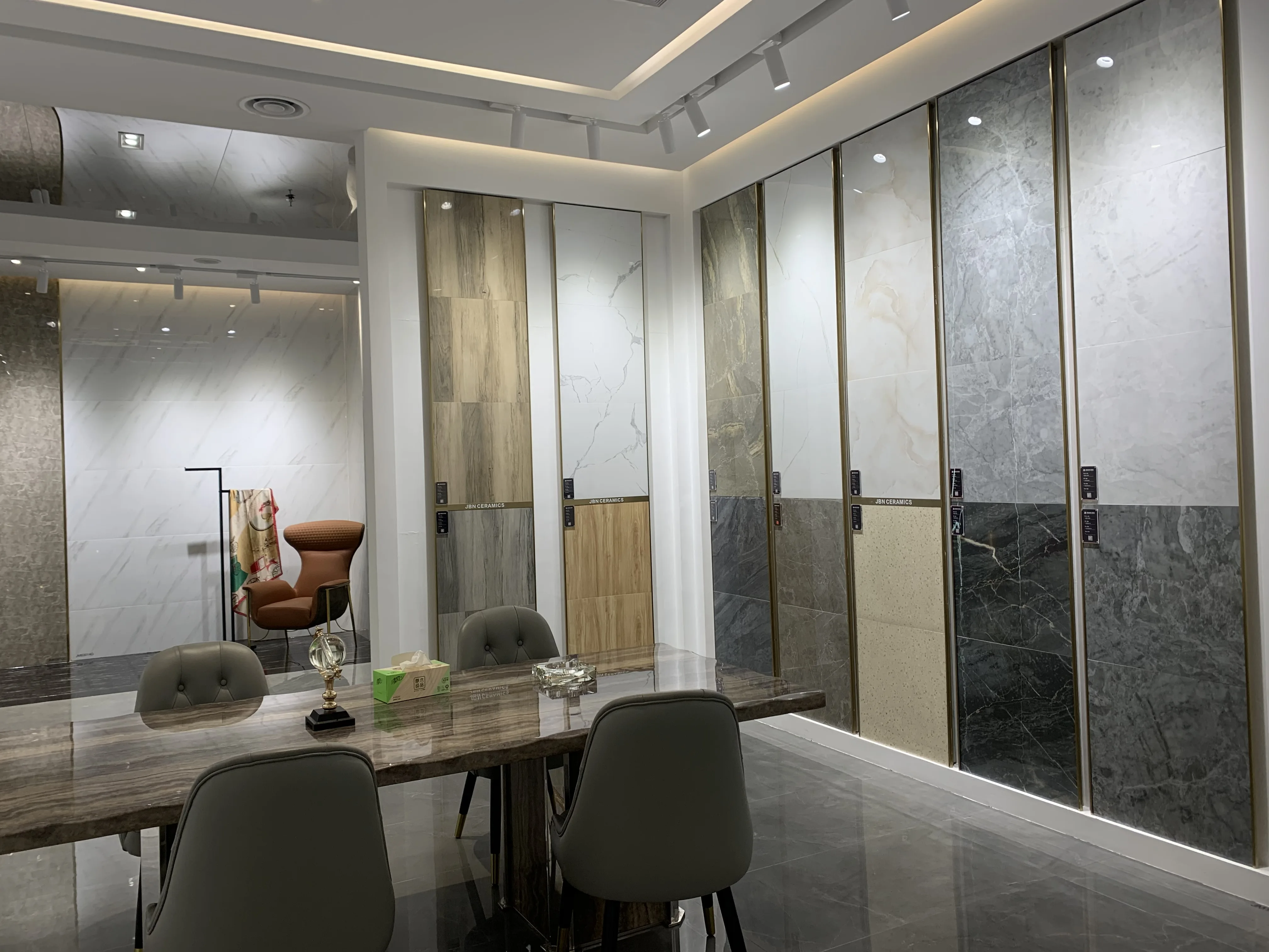 4 face Tile Full Polished ceramic porcelain Glazed Tile for Floor and Wall Tile porcelanato copy marble