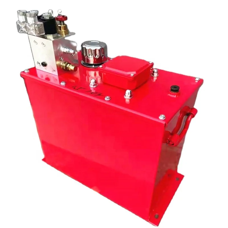 New hydraulic home elevator power unit two-speed low-noise pumping station without frustration motor
