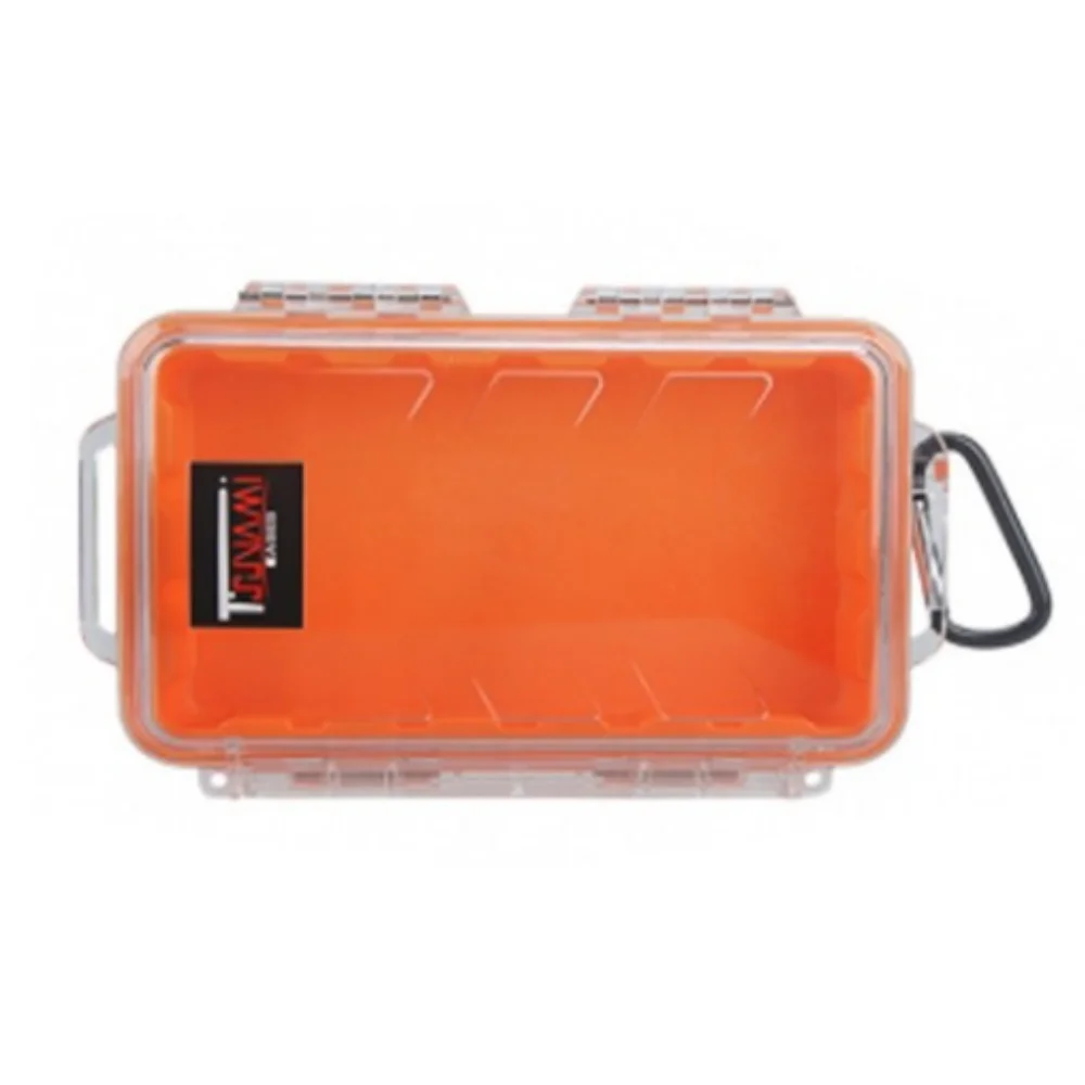 Plastic Mini Storage Box with Snap Hook Detachable Silicone Pad Storing Accessories Box 161004