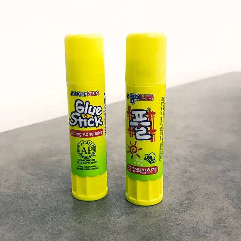 JONG IE NARA 8g Washable for School office kids DIY Non-Toxic Strong Adhesion PVP Glue Stick