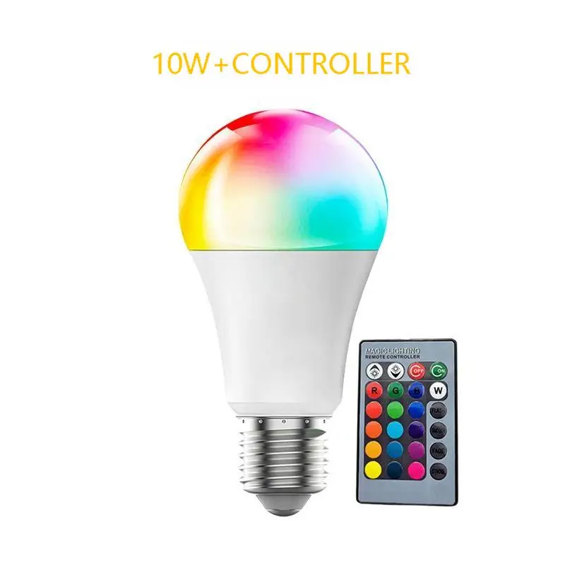 With Alexa Google Assistant, A19 Smart Led Light Bulb, Dimmable Smart Light Bulb Led RGB Globe AC 80 Luces Led 3 Pixel Rice Bulb