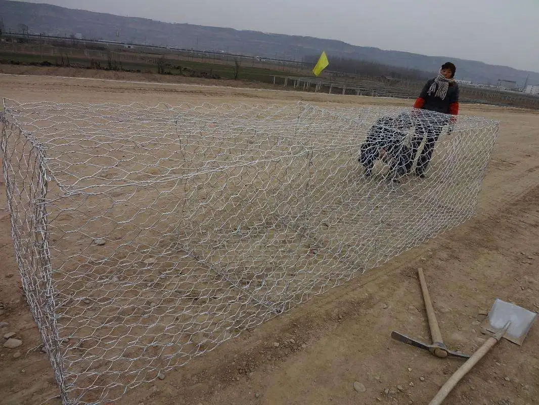 Metal Retaining Wall Wire Mesh Coastal Protection Stone Cage PVC Stone Cage Net Cage