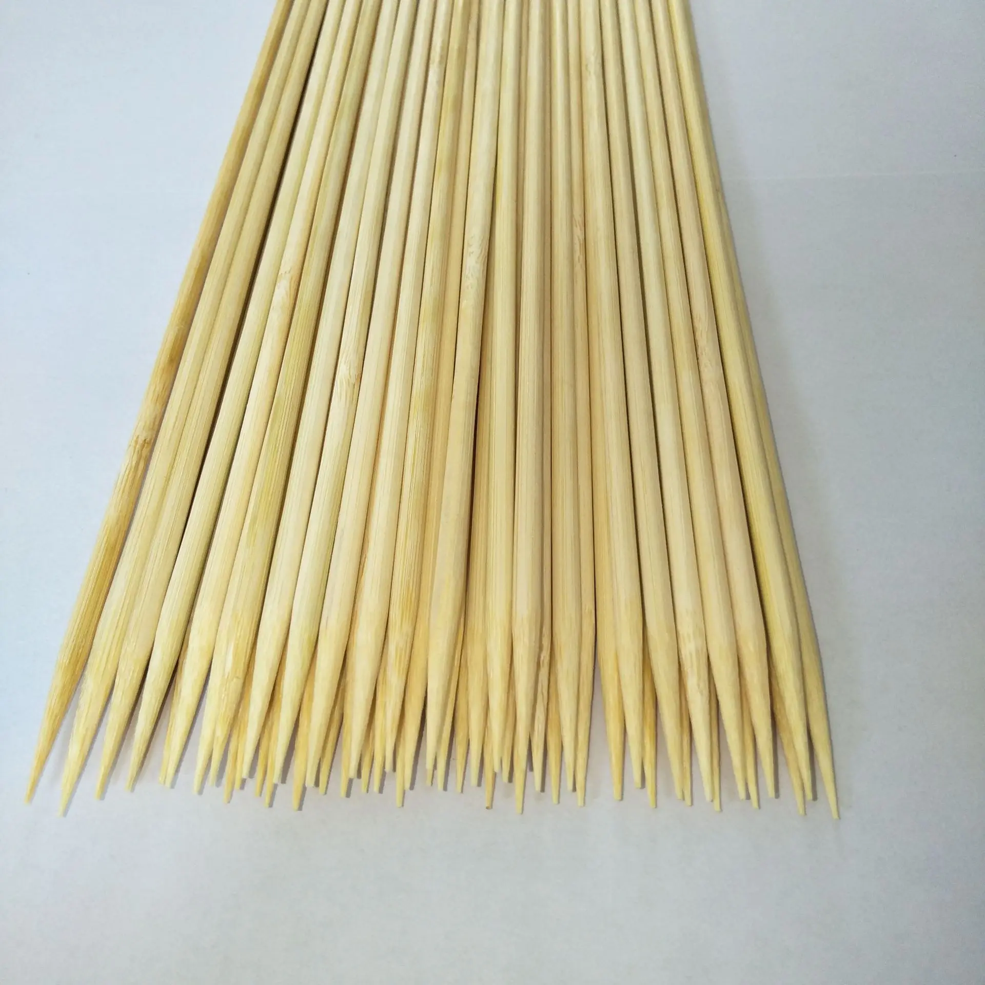 Wholesale Stick Fruit Kitchen Natural Bamboo Skewers For Bbq Crafting And Party