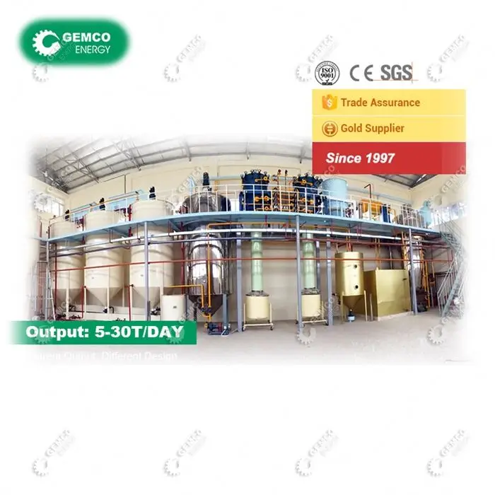best price small scale palm oil refining machinery sunflower oil double refined machine re refining oil machine