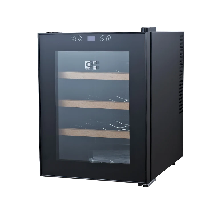 
Пользовательский сенсорный экран управления однозонный полупроводниковый столешница для вина холодильник 12 бутылок 