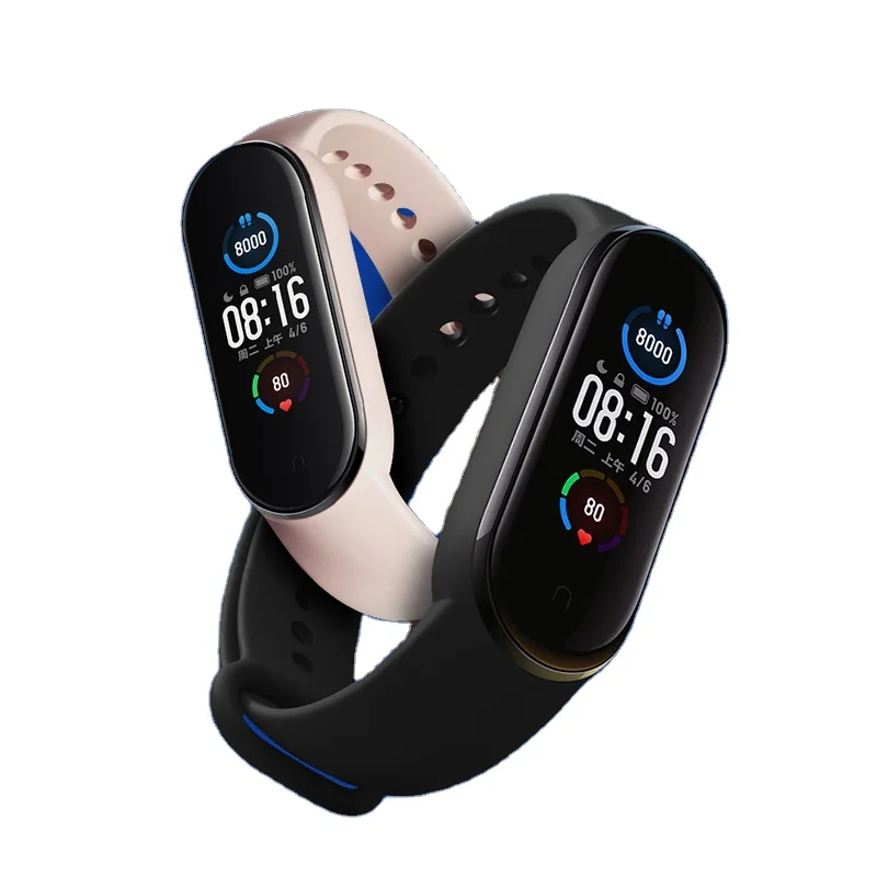 
For Mi Band 5 Smart Wristband Bracelet Fitness Tracker M5 Heart Rate Blood Pressure Monitor Touch Control Watch 