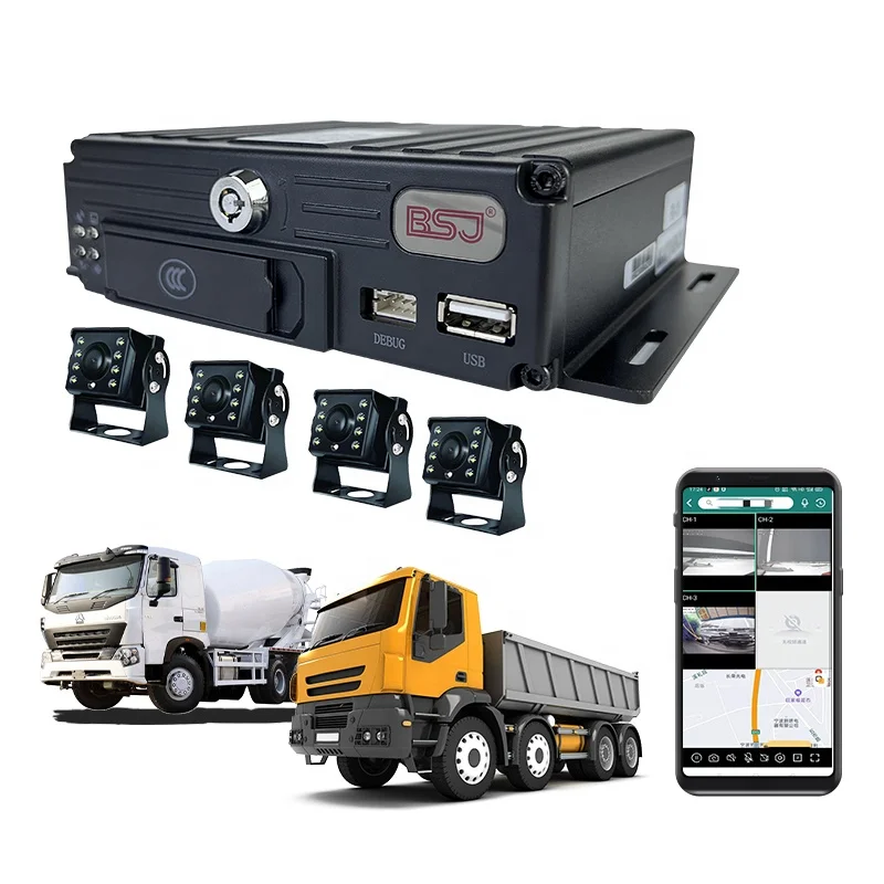 Emergency vehicle bus dashcam vehicle video surveillance 12v24v universal